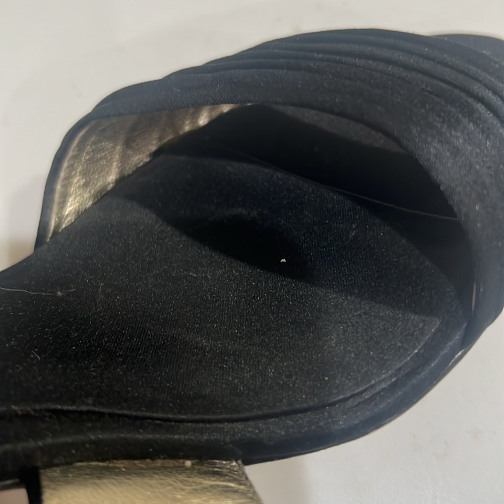 NINA SLING BACK OPEN TOE HEELS - Picture 7 of 14